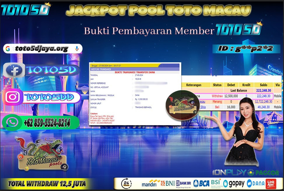 Prediksi Toto5d Situs Toto Togel Online