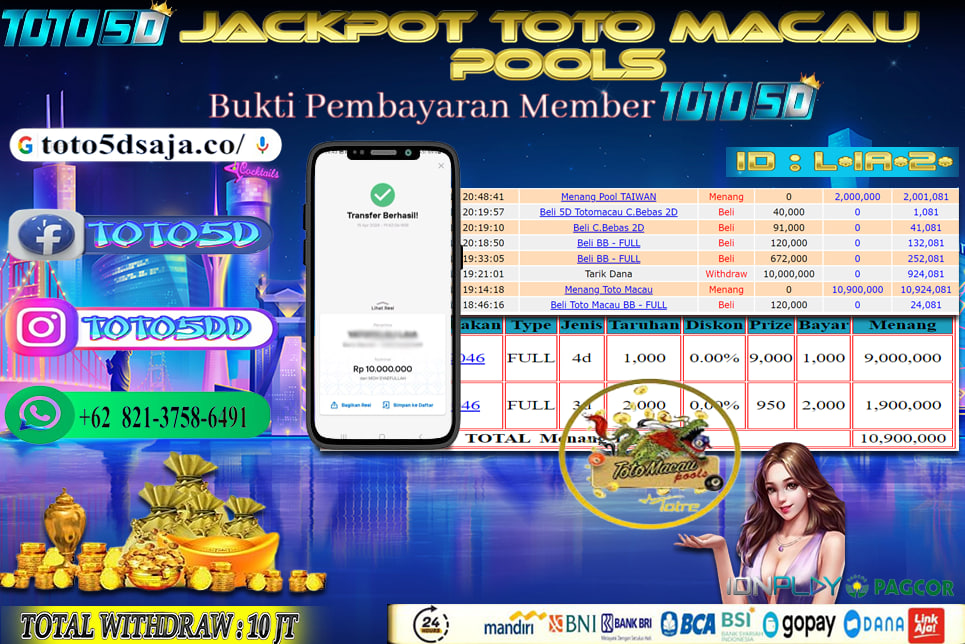 Prediksi Toto5d Situs Toto Togel Online