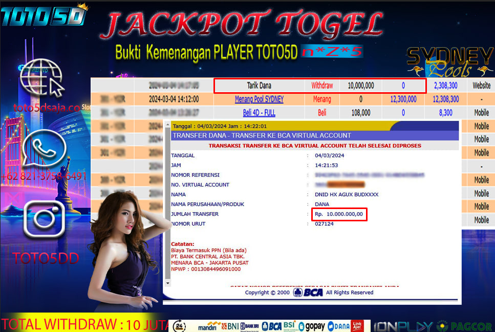 Prediksi Toto5d Situs Toto Togel Online