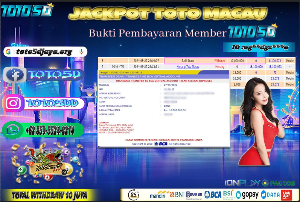 Prediksi Toto5d Situs Toto Togel Online