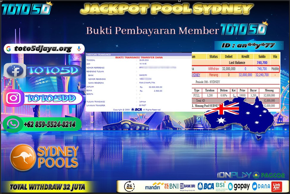 Prediksi Toto5d Situs Toto Togel Online