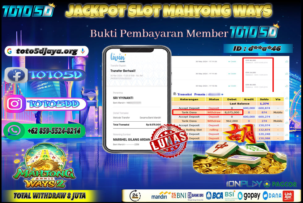 Prediksi Toto5d Situs Toto Togel Online